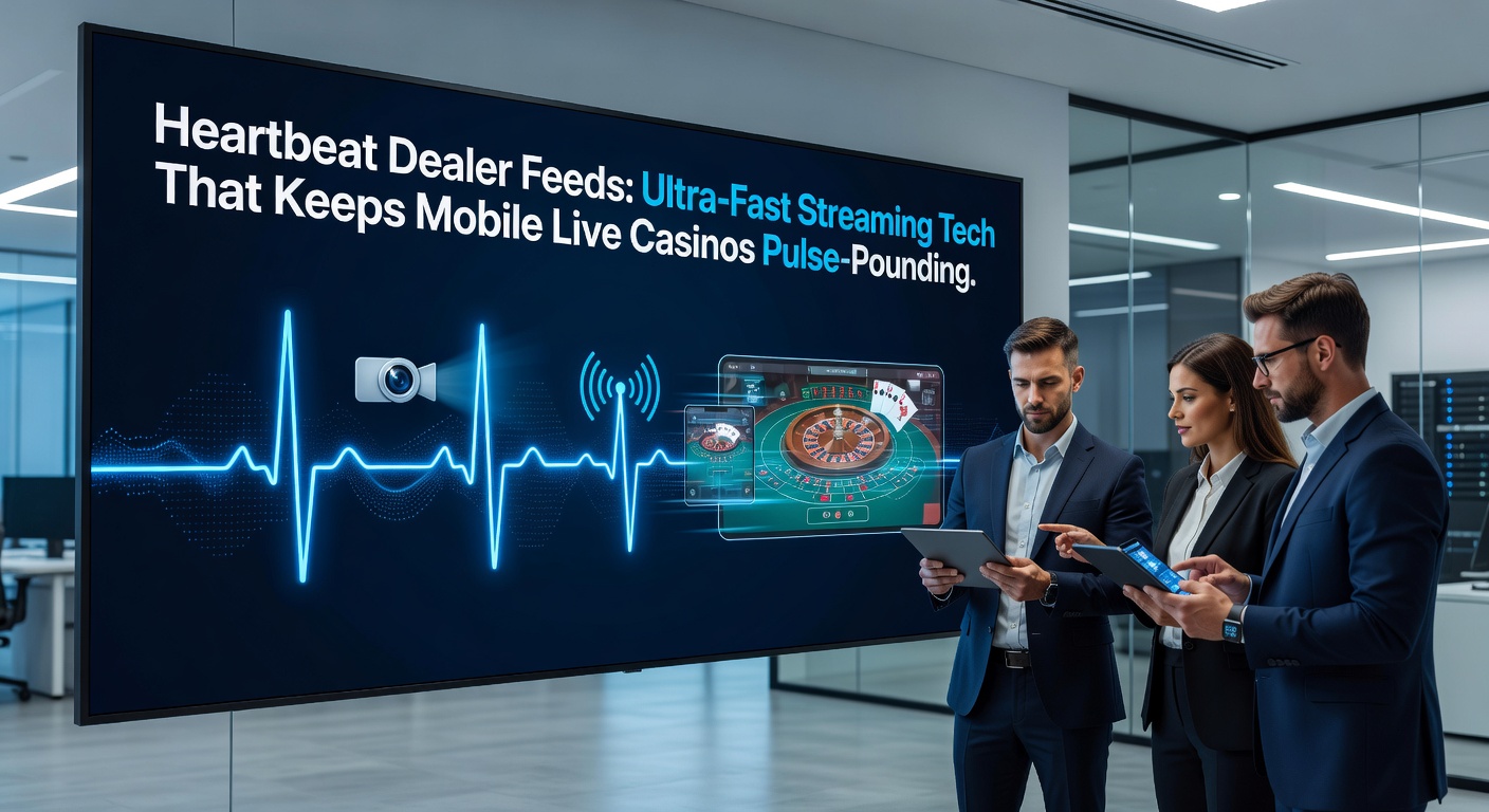 Close-up of a mobile screen displaying a live dealer game with heartbeat feed indicators, highlighting zero-lag betting action during a roulette spin