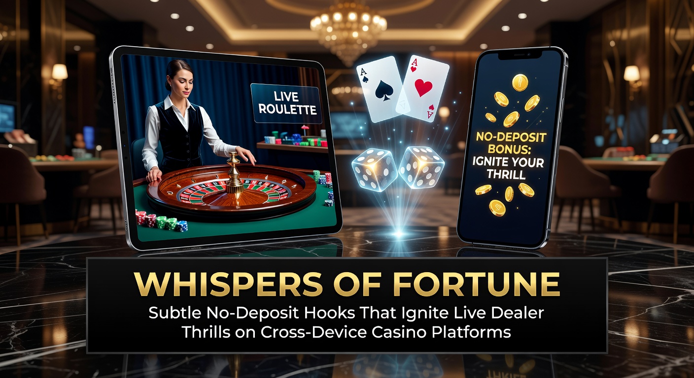 Subtle notification pop-up offering no-deposit free bets on a sleek casino app interface, drawing players into live dealer blackjack